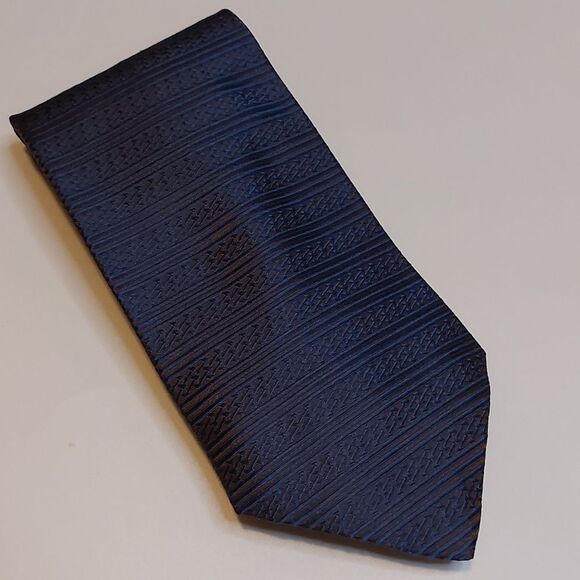 🔴 Peter Thomas by Superba Textured Silk Tie Made in USA - Picture 3 of 6